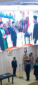 Pj Walikota Kendari Parinringi Lantik Amir  Hasan Pj Sekda Kota Kendari