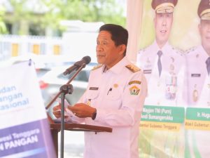 Wakil Gubernur Sultra Resmi Membuka Gerakan Pangan Murah Serentak di 17 Kabupaten/Kota se-Sultra, Ir. Hugua :  Pentingnya Kolaborasi dalam Mewujudkan Ketahanan Pangan Daerah