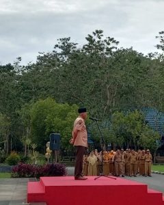 Pimpin Apel Gabungan, Sekda Tegaskan Komitmen Pelayanan Publik