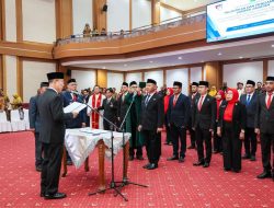 Gubernur Sultra Lantik 26 Pejabat Pemprov Sultra. Promosi dan Mutasi Harus Didasarkan Pada Kompetensi, Kinerja, Serta Integritas
