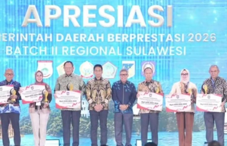 Pemprov Sultra Raih Dua Penghargaan Pada Ajang Apresiasi Pemerintah Daerah Berprestasi 2026