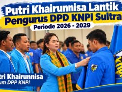 Ketua Umum DPP KNPI Putri Khairunnisa : Pentingnya Menjadikan KNPI Sebagai Wadah Bersama Bagi Seluruh Elemen Pemuda. Putri Khairunnisa Lantik Wahyudin Ketua DPD KNPI Sultra Periode 2026–2029