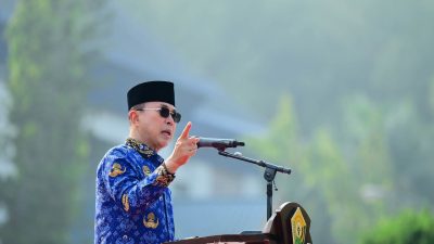 Gubernur ASR Ingatkan ASN Jaga Integritas dan Waspadai Dampak Kemarau. Terkait Anggaran, Gubernur Menyoroti Realisasi Pemprov Sultra Yang Hingga Minggu Kedua Oktober 2026 Baru Mencapai 62,31 Persen